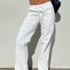 Pants * | Princess Polly Flossie Parachute Pants White