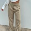 Pants * | Princess Polly Archer Pants Taupe