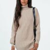 Mini Dresses * | Princess Polly Lower Impact Mellow Sweater Dress Cream