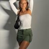 Mini Skirts * | Princess Polly Myrtle Cargo Mini Skirt Khaki