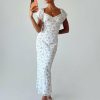 Maxi & Midi Dresses * | Princess Polly Hera Maxi Dress White Floral