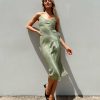 Maxi & Midi Dresses * | Princess Polly Varese Midi Dress Green