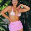 Swimwear * | Princess Polly Lower Impact Paradise Sarong Pink