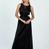 Maxi & Midi Dresses * | Princess Polly Lonso Midi Dress Black