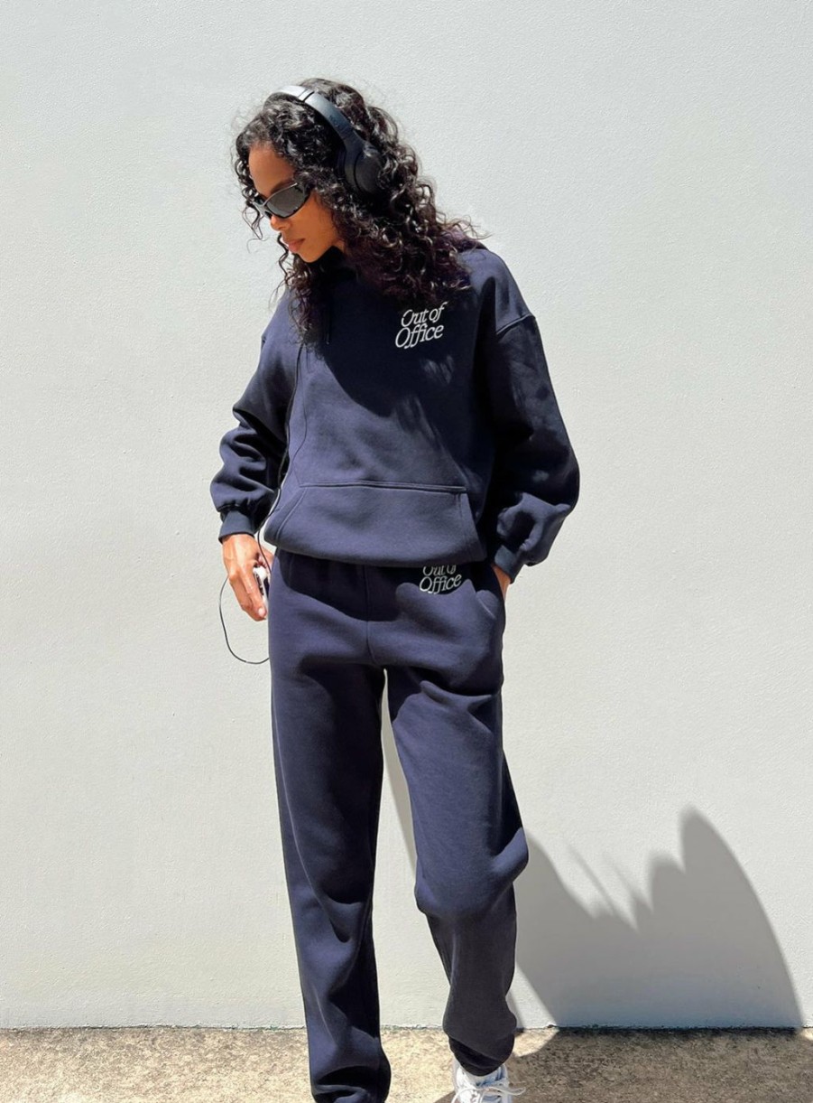 Pants * | Princess Polly Out Of Office Tracksuit Pants Navy