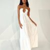 Maxi & Midi Dresses * | Princess Polly Lincoln Maxi Dress White