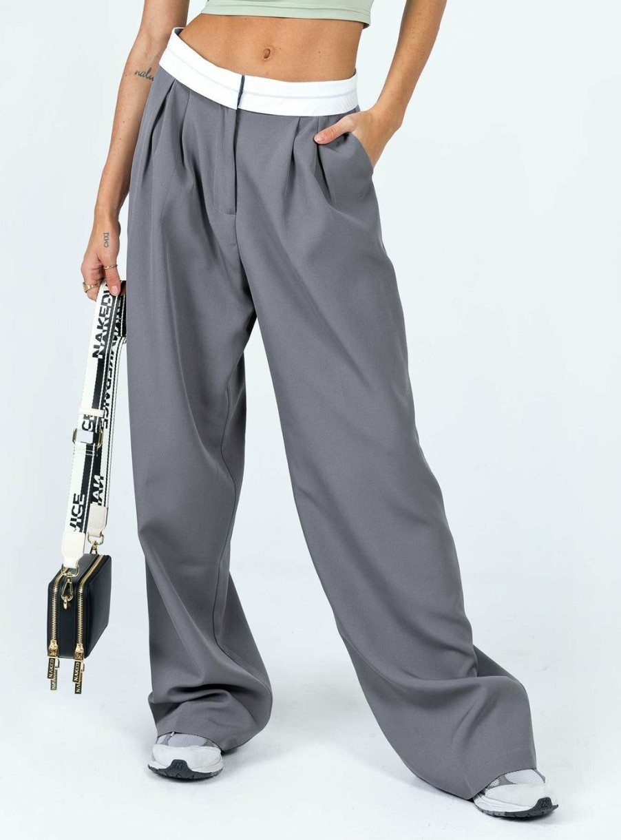 Pants * | Lioness City Of Angels Pant Spanish Grey