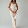 Maxi & Midi Dresses * | Princess Polly Greta Maxi Dress Beige